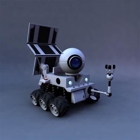 Full Rigged Planet 51 Rover 3D model rigged | CGTrader