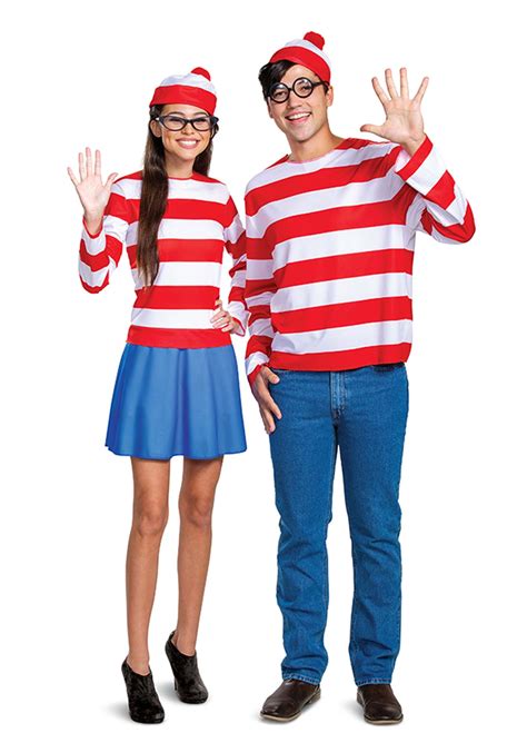 Classic Where's Waldo Adult Wenda Costume | Where's Waldo Costumes - 13 ...