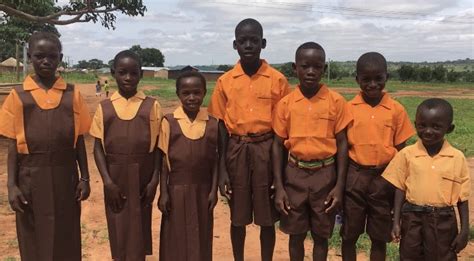 School Uniforms Donated To A Remote School In North East Region, Ghana | The Global Heroes