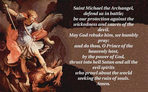 Archangel Michael Prayer For Protection In Latin