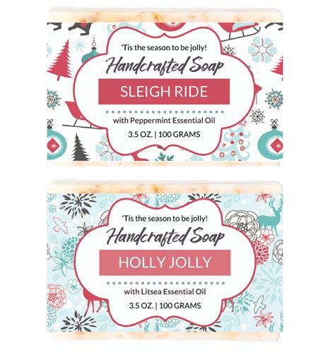 New Holiday Soap Labels added to the Soap Label Vault – Lovin Soap Studio