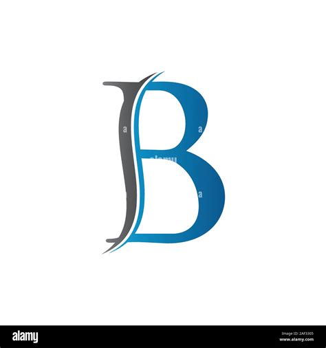 Initial Letter B Logo With Creative Modern Business Typography Vector ...