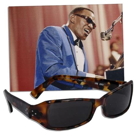 Lot Detail - Jamie Foxx Worn Sunglasses as Ray Charles in ''Ray ...