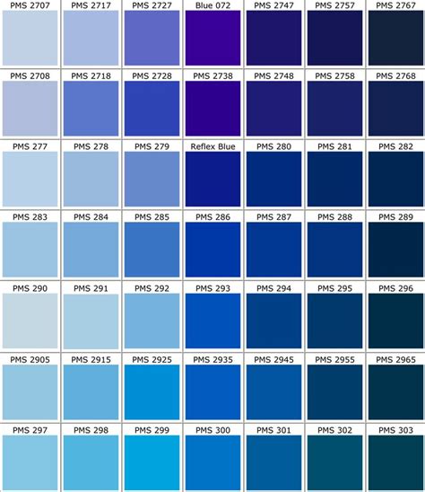 Creative | Pantone blue, Pantone color chart, Blue colour palette