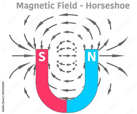 Magnetic Field Lines Horseshoe Magnet