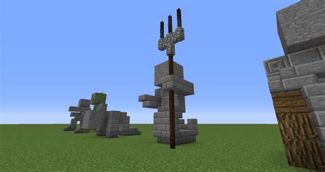 Detail Minecraft Trident Statue Koleksi Nomer 6