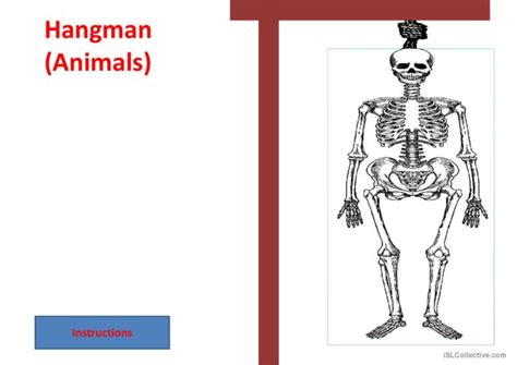 Hangman Animals (all): English ESL powerpoints