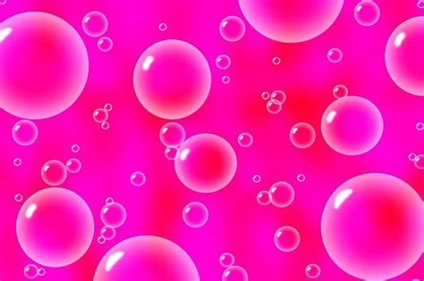 *Pink Bubbles*, colorful, splash, hot pink, bubbles, pink, HD wallpaper ...