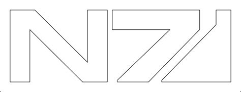 Download HD N7clear , Clear N7 Logo - Line Art Transparent PNG Image - NicePNG.com