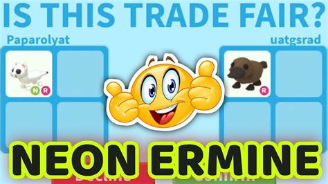 Offers for NEON ERMINE in Adopt Me! Christmas Update 2022 - YouTube