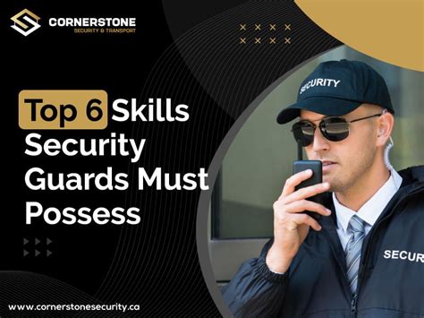 Top 6 Skills Security Guards Must Posses || Cornerstone security