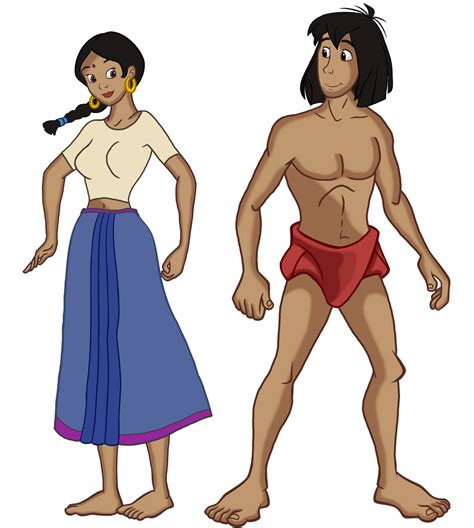 Disney's Jungle Book - Mowgli and Shanti Grown (3) by TimEberhart98 on DeviantArt