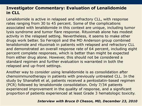 Ferrajoli A et al. Proc ASH 2010;Abstract ppt download