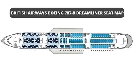 Boeing 787-8 Dreamliner Seat Map (Airline Configuration)