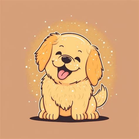 Premium Photo | Cute dog cartoon vector icon illustration