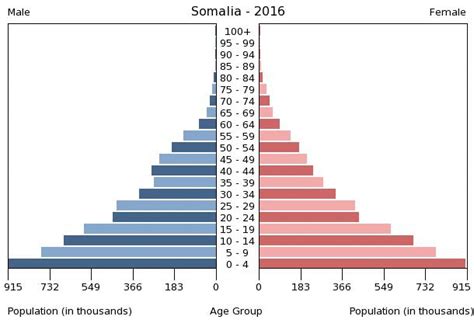 Somalia Age structure - Demographics