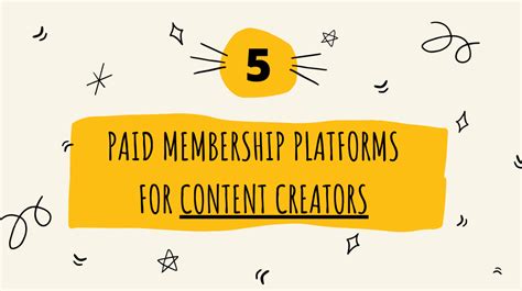 5 Platforms for Content Creators to Earn Sustainable Income