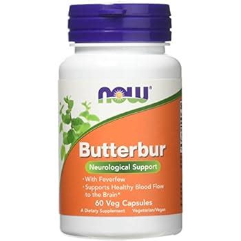 Amazon.com: NOW Foods - Butterbur with Feverfew - 60 Vegetarian ...