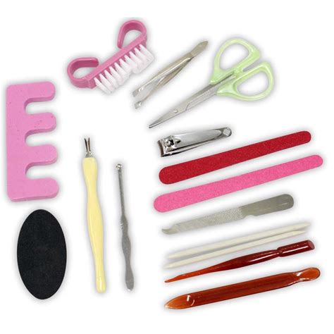 15 Piece Deluxe Set of Professional Manicure & Pedicure Tools - Walmart ...