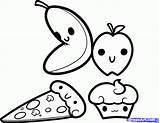 Cute Food Coloring Pages At GetColoringscom  Free Printable colorings sketch template