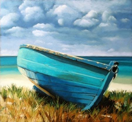 Painting Boats And Coastal Scenery