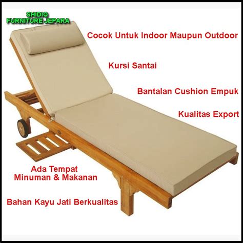 Kursi Pantai Kayu - Homecare24