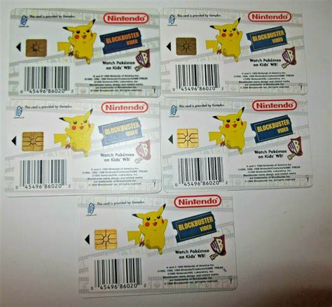 Pokemon Snap Blockbuster Card Set of 5 NEW and Unused Box | Etsy