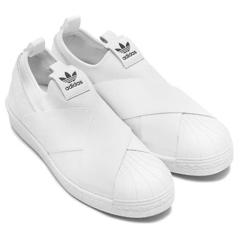 Adidas Originals Superstar Slip on "Triple White" S81338 Women Shoes