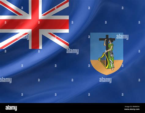 Montserrat flag Stock Photo - Alamy