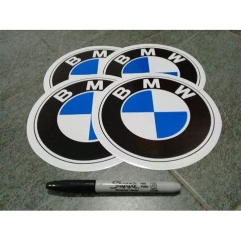 BMW car stickers 17 cm diameter high grade vinyl 4 pieces FREE POSTAGE | Car stickers, Bmw, Bmw car