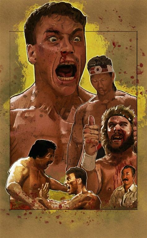 JEAN CLAUDE VAN DAMME 'BLOODSPORT'. | Movie art, Bloodsport movie, Movie poster art