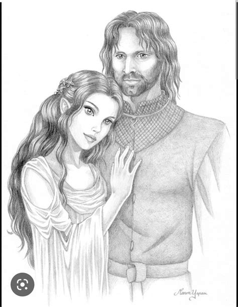 Aragorn And Arwen Fan Art