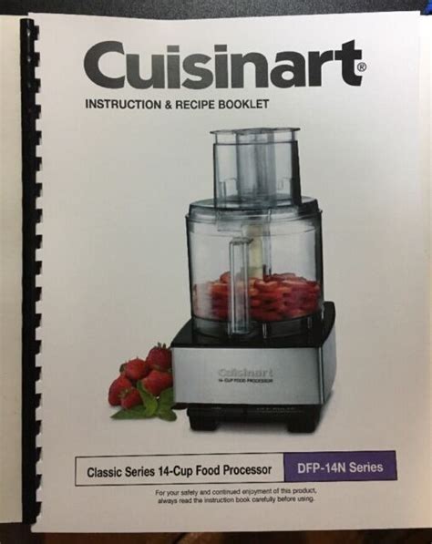 Cuisinart 14-cup Food Processor Manual