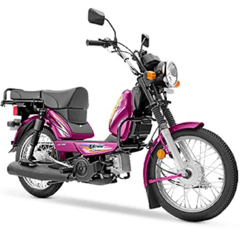 Etfi Engine Purple TVS XL 100 Heavy Duty I-Touch Start Moped Scooter at ...