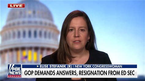 Elise Stefanik rips education secretary over alleged 'solicitation' of ...