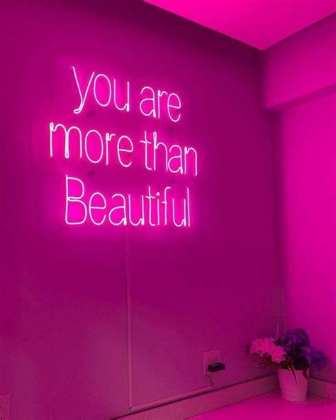 Pin by Rodina on posters | Neon quotes, Neon signs quotes, Pink quotes