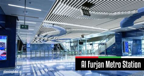 Al Furjan Metro Station – Red Line Dubai Metro Route