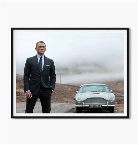 James Bond Poster Daniel Craig James Bond Wall Art James Bond - Etsy