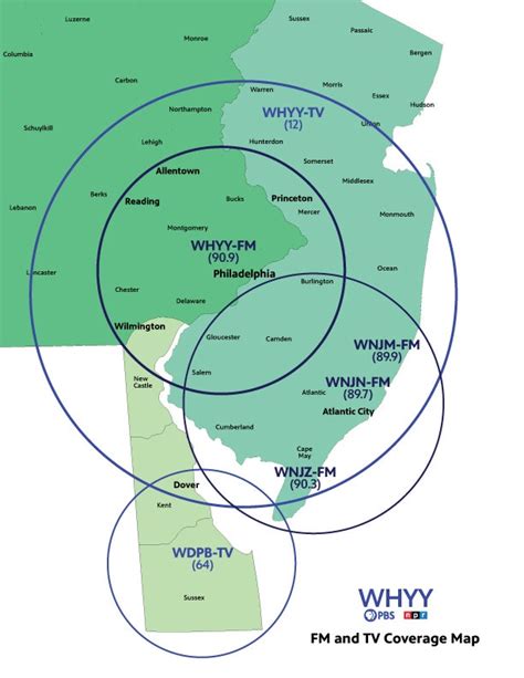 Coverage Area - WHYY