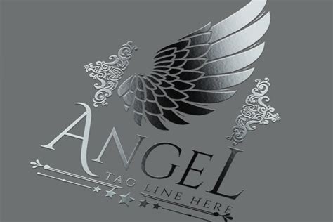 Ad: Angel Logo by Machel Design on @creativemarket. ANGEL LOGO TEMPLATE ...