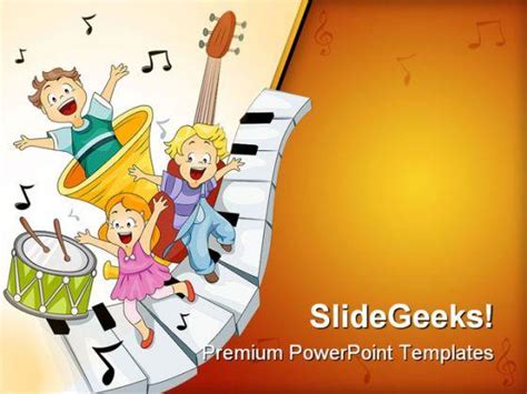 Musical Notes Entertainment PowerPoint Templates And PowerPoint ...