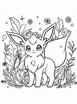 Leafeon Coloring Pages Free Online For Kids sketch template