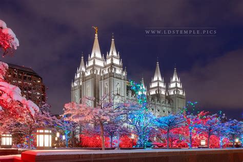 Salt Lake Temple Lights 2024 - Kimmi Merline