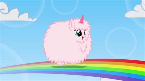 Pink Fluffy Unicorns Dancing On Rainbow Dash