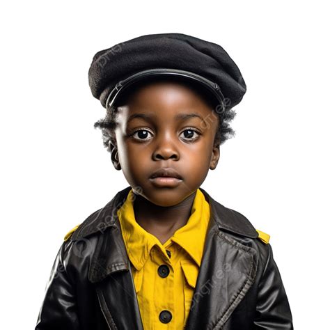 A Black Child In A Yellow Beret A Small Dark Skin Assistant Of St Nicholas St Nicholas Day ...