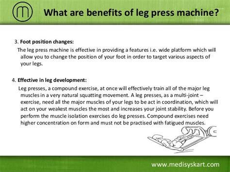 Benefits of Leg Press Workout