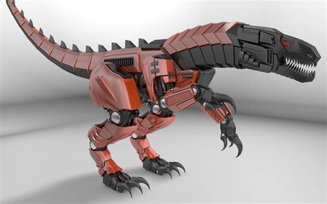 Raptor dinosaur 3D Model animated rigged .obj .3ds .fbx .c4d - CGTrader.com