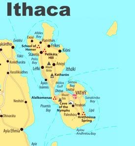 Ithaca Maps | Greece | Maps of Ithaca Island (Ithaka)