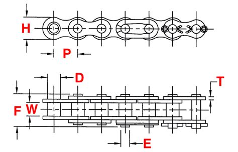 Bike Chain Link Dimensions