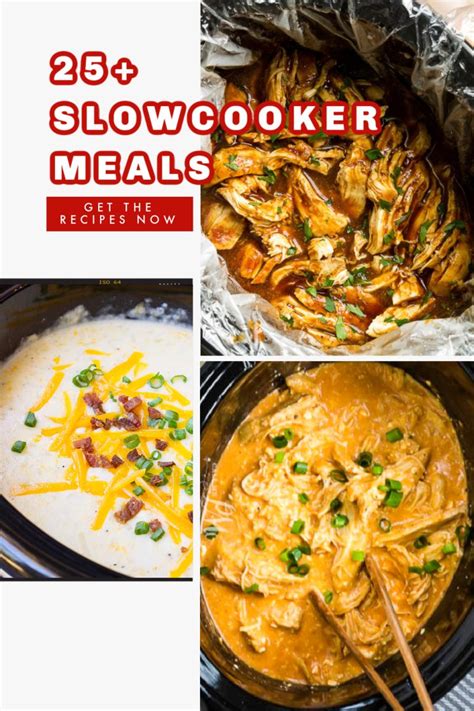 25+ Slow Cooker Meals for Busy Weeknights